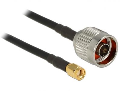 Attēls no Delock Antenna Cable N Plug  RP-SMA Plug CFD200 1.5 m Low Loss