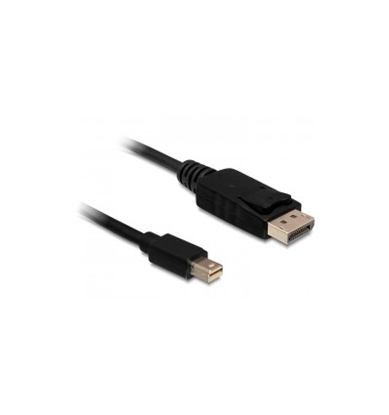 Attēls no Delock Cable Mini Displayport 1.2 male - Displayport male 4K 0.5 m black