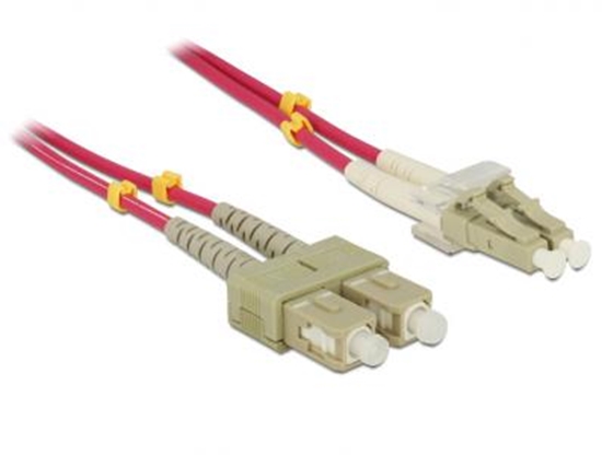 Picture of Delock Cable Optical Fiber LC  SC Multimode OM4 2 m