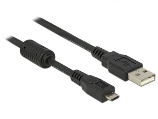 Picture of Delock Cable USB2.0 -A male to USB- micro B male 1m