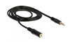 Изображение Delock Extension Cable Audio Stereo Jack 3.5 mm male  female IPhone 4 pin 1 m