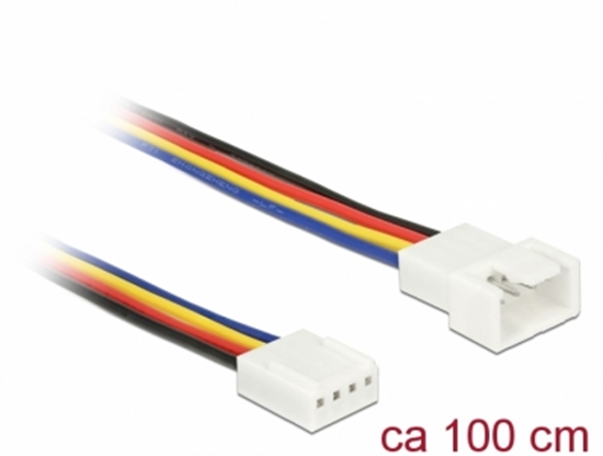 Picture of Delock Extension Cable PWM Fan Connection 4 Pin 100 cm