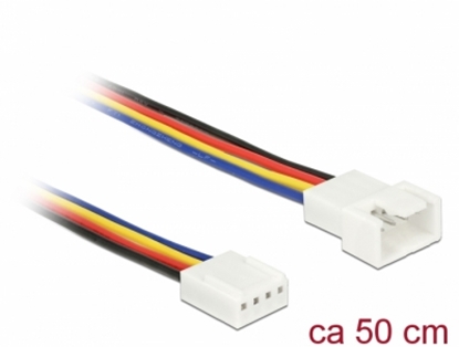 Attēls no Delock Extension Cable PWM Fan Connection 4 Pin 50 cm