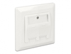 Picture of Delock Keystone Wall Outlet 2 Port