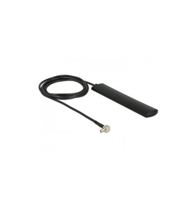 Attēls no Delock LTE Antenna TS-9 plug 3 dBi omnidirectional fixed black adhesive mounting