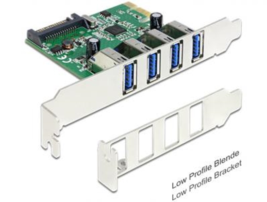 Изображение Delock PCI Express Card  4 x USB 3.0