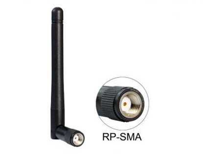 Picture of Delock WLAN 802.11 bgn Antenna RP-SMA 2 dBi Omnidirectional Joint