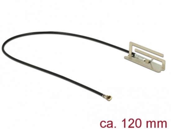 Picture of Delock WLAN Antenna MHF IV/ HSC MXHP32 802.11 ac/a/h/b/g/n PIFA 1.6 dBi 12 cm internal