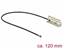 Picture of Delock WLAN Antenna MHF IV/ HSC MXHP32 802.11 ac/a/h/b/g/n PIFA 1.6 dBi 12 cm internal