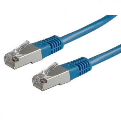 Изображение ROLINE FTP Patch Cord Cat.5e, blue 1 m