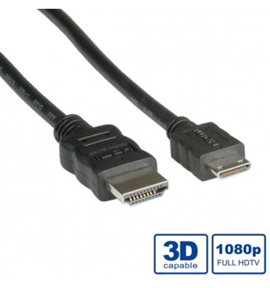 Picture of ROLINE HDMI High Speed Cable + Ethernet, A - C, M/M, 2 m