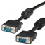 Picture of ROLINE HQ VGA Cable + Ferrite, HD15, M/M, 10.0 m