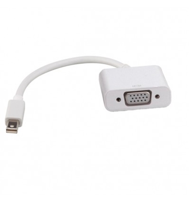 Picture of ROLINE Mini DisplayPort-VGA Adapter, Mini DP M - VGA F white