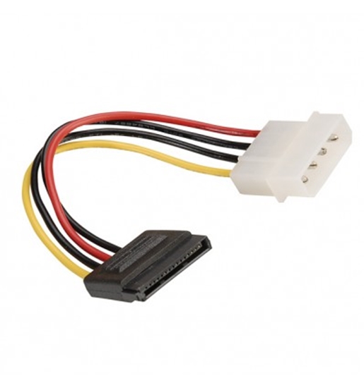 Изображение ROLINE Power Adapter Cable, 4-Pin HDD to SATA 0.15 m