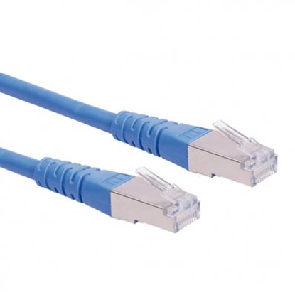 Attēls no ROLINE S/FTP (PiMF) Patch Cord Cat.6, blue 1.0m