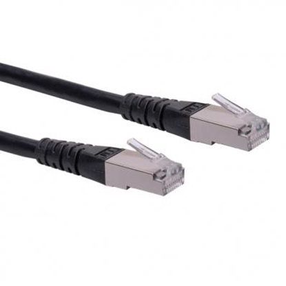 Изображение ROLINE S/FTP (PiMF) Patch Cord, Cat.6, black 1.0m