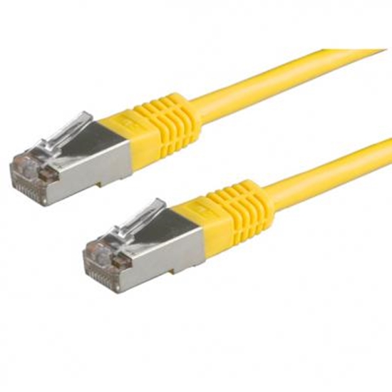 Picture of ROLINE S/FTP Patch Cord Cat.5e, yellow 3m