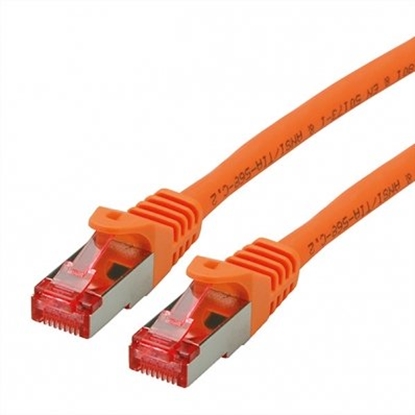 Attēls no ROLINE S/FTP Patch Cord Cat.6 Component Level, LSOH, orange, 1.0 m