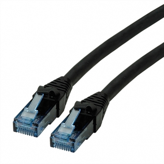 Изображение ROLINE UTP Patch Cord Cat.6A, Component Level, LSOH, black, 3.0 m