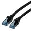 Attēls no ROLINE UTP Patch Cord Cat.6A, Component Level, LSOH, black, 3.0 m