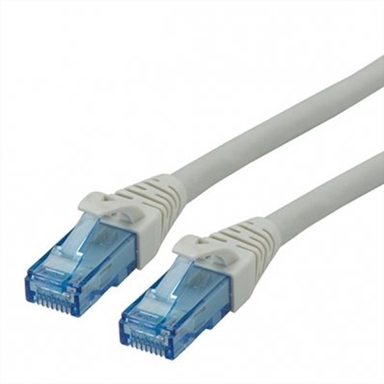 Изображение ROLINE UTP Patch Cord Cat.6A, Component Level, LSOH, grey, 0.3 m