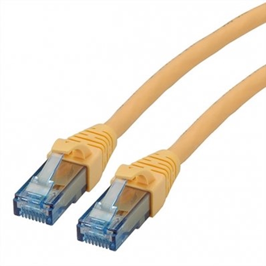 Picture of ROLINE UTP Patch Cord Cat.6A, Component Level, LSOH, yellow, 1.5 m