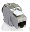 Attēls no VALUE Cat.6a Keystone, RJ-45, shielded, toolless silver