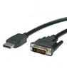 Изображение VALUE DisplayPort Cable, DP M - DVI (24+1) M 5 m