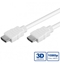 Picture of VALUE HDMI High Speed Cable + Ethernet, M/M, white, 7.5 m