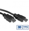 Picture of VALUE HDMI High Speed Cable + Ethernet, LSOH, M/M, black, 1 m