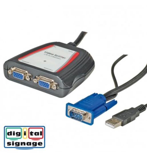 Picture of VALUE Portable VGA Video Splitter, 2-way 250 MHz