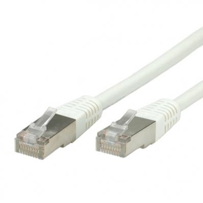 Attēls no VALUE S/FTP (PiMF) Patch Cord, Cat.6, white 0.5 m