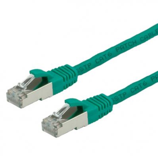 Изображение VALUE S/FTP Patch Cord Cat.6, halogen-free, green, 1.5m