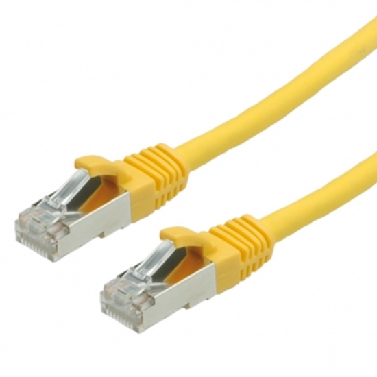 Изображение VALUE S/FTP Patch Cord Cat.6, halogen-free, yellow, 0.5 m