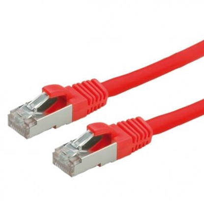 Attēls no VALUE S/FTP Patch Cord Cat.6 (Class E), halogen-free, red, 7 m