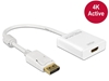 Picture of Delock Adapter Displayport 1.2 male  HDMI female 4K Active white