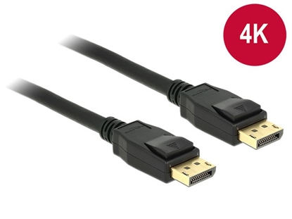 Attēls no Delock Cable Displayport 1.2 male > Displayport male 4K 3 m