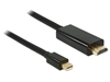 Picture of Delock Cable mini Displayport 1.3 male  HDMI-A male 3 m