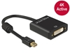 Picture of Delock Adapter mini Displayport 1.2 male  DVI female 4K Active black