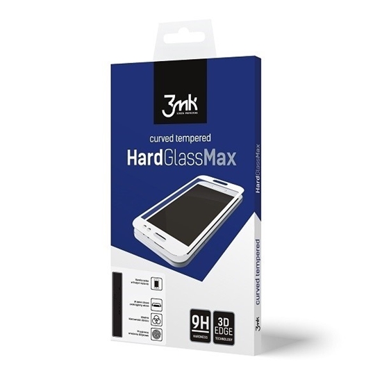 Изображение HardGlass MAX iPhone 8 biały szkło hartowane fullscreen 9h