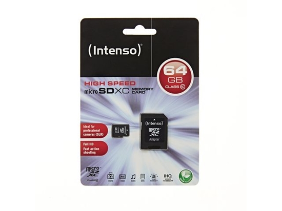 Picture of Intenso microSDXC           64GB Class 10