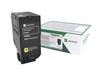 Picture of Lexmark 75B20Y0 toner cartridge 1 pc(s) Original Yellow