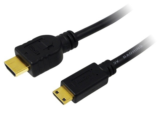 Изображение Kabel HDMI - mini HDMI dl.1,5m pozłacany