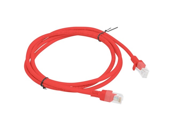 Изображение PATCHCORD KAT.5E 1.5M CZERWONY FLUKE PASSED LANBERG