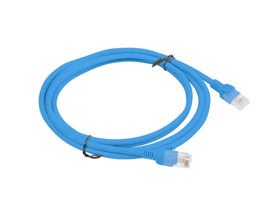 Изображение Patchcord kat.5e 2.0M UTP niebieski 