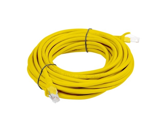 Изображение PATCHCORD KAT.5E 20M ŻÓŁTY FLUKE PASSED LANBERG