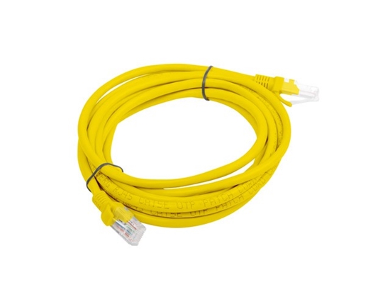 Изображение PATCHCORD KAT.5E 3M ŻÓŁTY FLUKE PASSED LANBERG