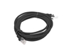 Picture of PATCHCORD KAT.6 3M CZARNY FLUKE PASSED LANBERG