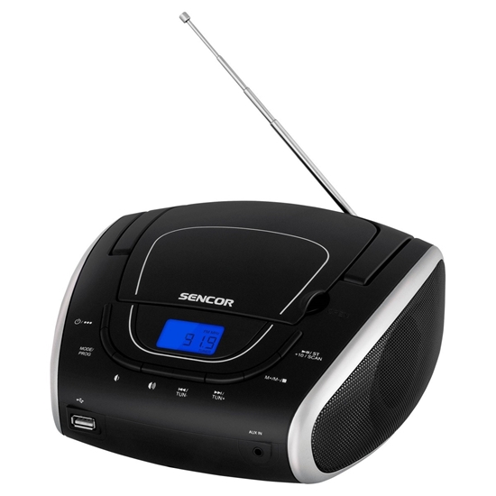 Изображение Przenośny odtwarzacz CD SPT 1600 BS, CD/MP3/USB/Radio FM