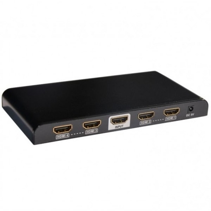 Attēls no Rozdzielacz-splitter HDMI 1/4 Ultra HD, 3D